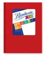 Cuaderno Rivadavia Tapa Dura ABC Araña 19x23 por 50 Hojas Cuadriculado Rojo 