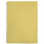 Cuaderno Con Espiral INKDROP A4 Amarillo Pastel 80 hojas Rayado