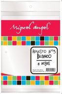 Repuesto Escolar de Dibujo Miguel Ángel Blanco N°3 por 8 Hojas 