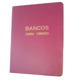 Libro Banco Grafisur Cuenta Corriente Tapa Flexible 22x28cm 40 Páginas