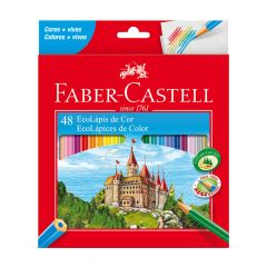 Lápiz Color Faber Castell Ecolápices Hexagonales x48 Unidades