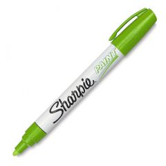 Marcador Especial Sharpie Paint Medium 4mm Pintura Esmalte Verde