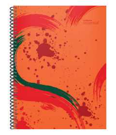 Cuaderno A4 Ledesma Essential Cuadriculado 84 Hojas Rojo
