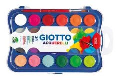 Acuarelas Giotto 24 Colores Bandeja + Pincel