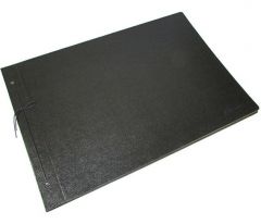 Carpeta Fibra Negra Fibracap N°6 con Cordón 