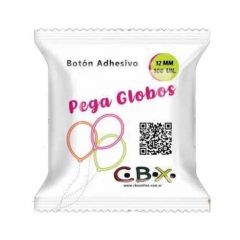 Cinta Adhesiva CBX Doble Faz Silicona Redondo 12mm Para globo