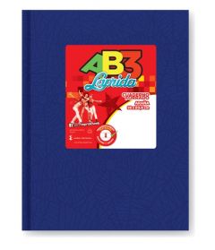 Cuaderno Laprida Tapa Dura AB3 19x23 de 50 Hojas Araña Azul Cuadriculado 