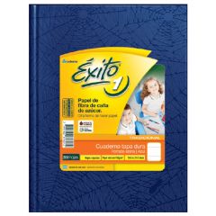Cuaderno Exito Tapa Dura Nº1 Ecologico Forrado 200 Hojas Rayadas Azul