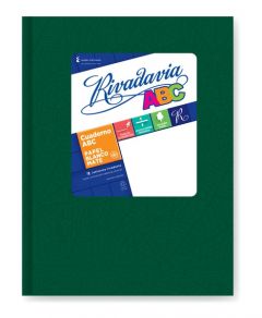 Cuaderno Rivadavia Tapa Dura ABC Araña 19x23 por 98 Hojas Rayado Verde
