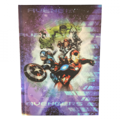Cuaderno PPR 16x21cm Tapa Dura Avengers
