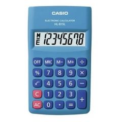 Calculadora Casio 8 Dígitos con Gran Display Azul