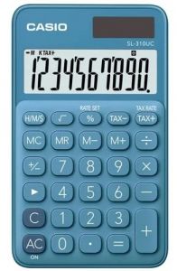 Calculadora Casio SL-310UC 10 Dígitos  Azul