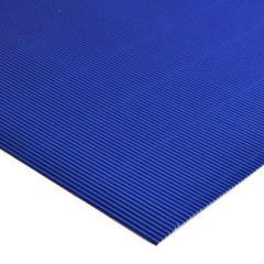 Cartón Micro corrugado Plancha 50x70cm Azul x10 Unidades