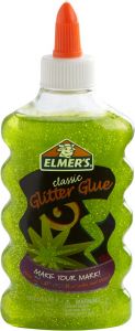 Goma Vinilica Elmers Con Glitter 117 ml Verde