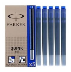 Repuesto Parker Cartucho Quink Azul x5 Unidades