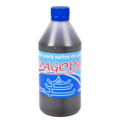 Tinta Pagoda para Sello de Goma 500cc Azul