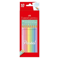 Lápiz Color Faber Castell Ecolápiz por 10 Unidades Colores Pasteles