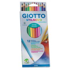 Lápiz Color Giotto Stilnovo Acuarelable x12 Unidades
