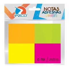 Notas Autoadhesivas Pizzini Spazio 75x75mm por 80 Hojas Colores Surtidos