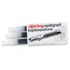 (Outlet) Cartucho Rotring Rapidograph x3 Rojo