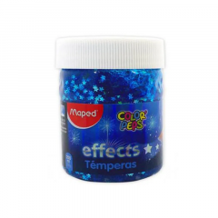 Tempera Maped Effects Pote x200ml Azul