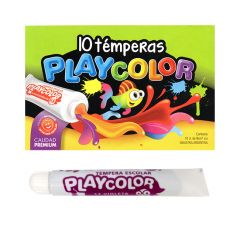 Tempera Playcolor de 8cc Violeta x 10 Unidades