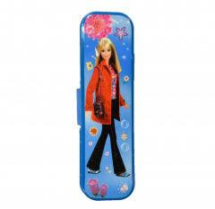 (OUTLET) Cartuchera Portautil Caja Plástica Barbie Rectangular