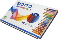 Lápiz Color Giotto Supermina por 36 Unidades Largos