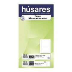Resma Húsares 21,6x35,6cm Pleca a 6" 75g 500 Hojas