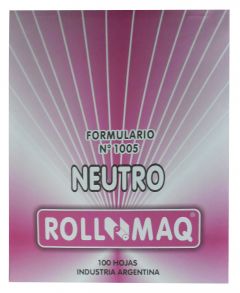 Talonario Norpac 1005 Roll Maq Neutro Grande