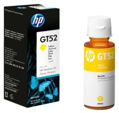 Botella de Tinta Hp GT52 Amarilla para Sistema Continuo