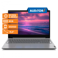 Notebook Lenovo V15 R5-5500U 8GB 512SSD 15.6" FreeDOS