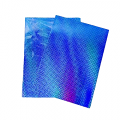 Cartulina Holográfica 50x35 Azul por 2 Unidades