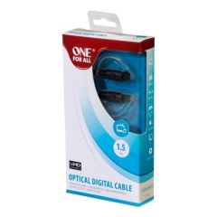 Cable ONE FOR ALL Optico Digital Toslink 1.5 mts