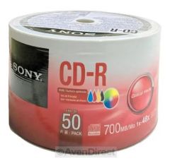 CD Virgen Sony Printable x50 Unidades