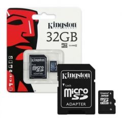 Memoria Kingstone 32GB Micro SD Clase 10 con Adaptador