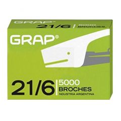 Broches Grap 21/6 por 5000 unidades