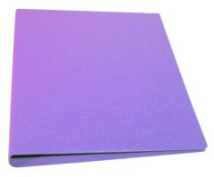 Carpeta Comercial con Aparato Iglu A4 2 Aros de 2,5cm Plastificada Violeta. 29,7x21x2,5cm