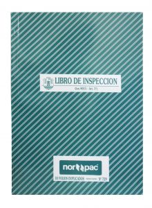 Libro de Inspeccion Norpac Ley 8015