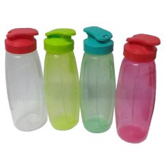 Botella de Plástico Slim Fit Traslucido Colores Varios 600CC