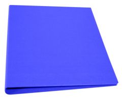 Carpeta Comercial con Aparato Iglu A4 2 Aros de 2,5cm Plastificada Azul. 29,7x21x2,5cm