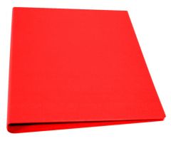 Carpeta Comercial con Aparato Iglu A4 2 Aros de 2,5cm Plastificada Rojo. 29,7x21x2,5cm