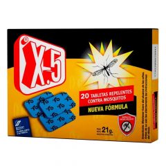 Insecticida X-5 Tabletas Mata Mosquitos x20 Unidades
