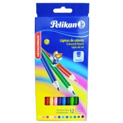Lápiz Color Pelikan por 12 Unidades Largos