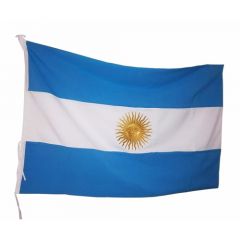 Simbolo Patrio Ceremonia Bandera Argentina con Sol Bordado