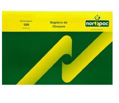 Talonario Norpac 506 Registro de Cheques 50 Hojas
