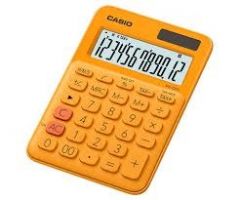 Calculadora Casio MS-20RG 12DIG Naranja