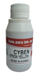 Botella de Tinta para Ink Jet  NEW JET Amarillo 100cc 
