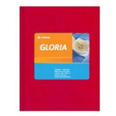 Cuaderno Gloria Tapa Dura Forrado x 84 Hojas Rayado Rojo