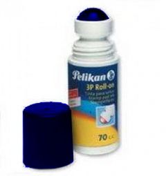 Tinta Pelikan para Sello Roll-On 70cc Azul